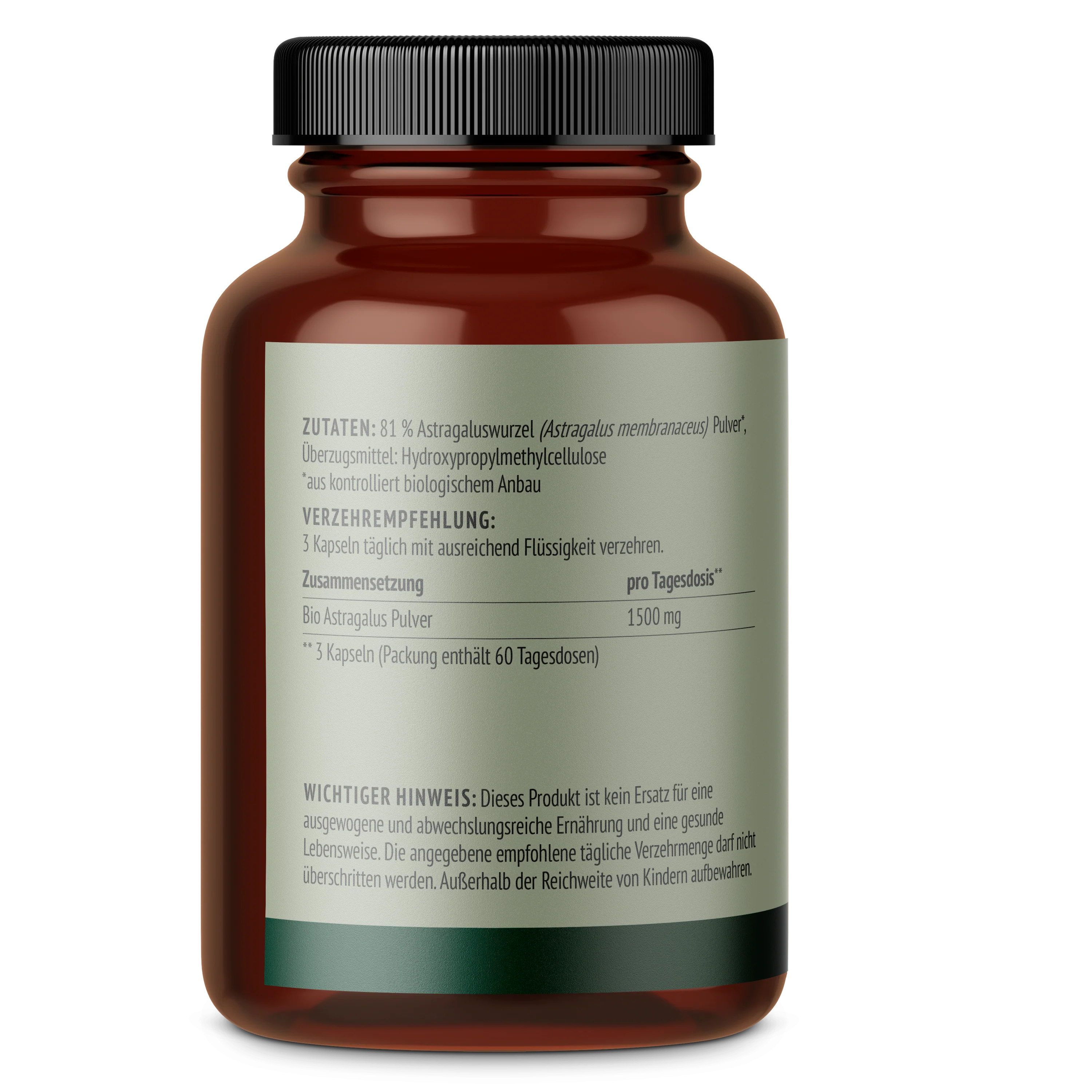 Bio Astragalus Kapseln (180 Kapseln) - Image 3