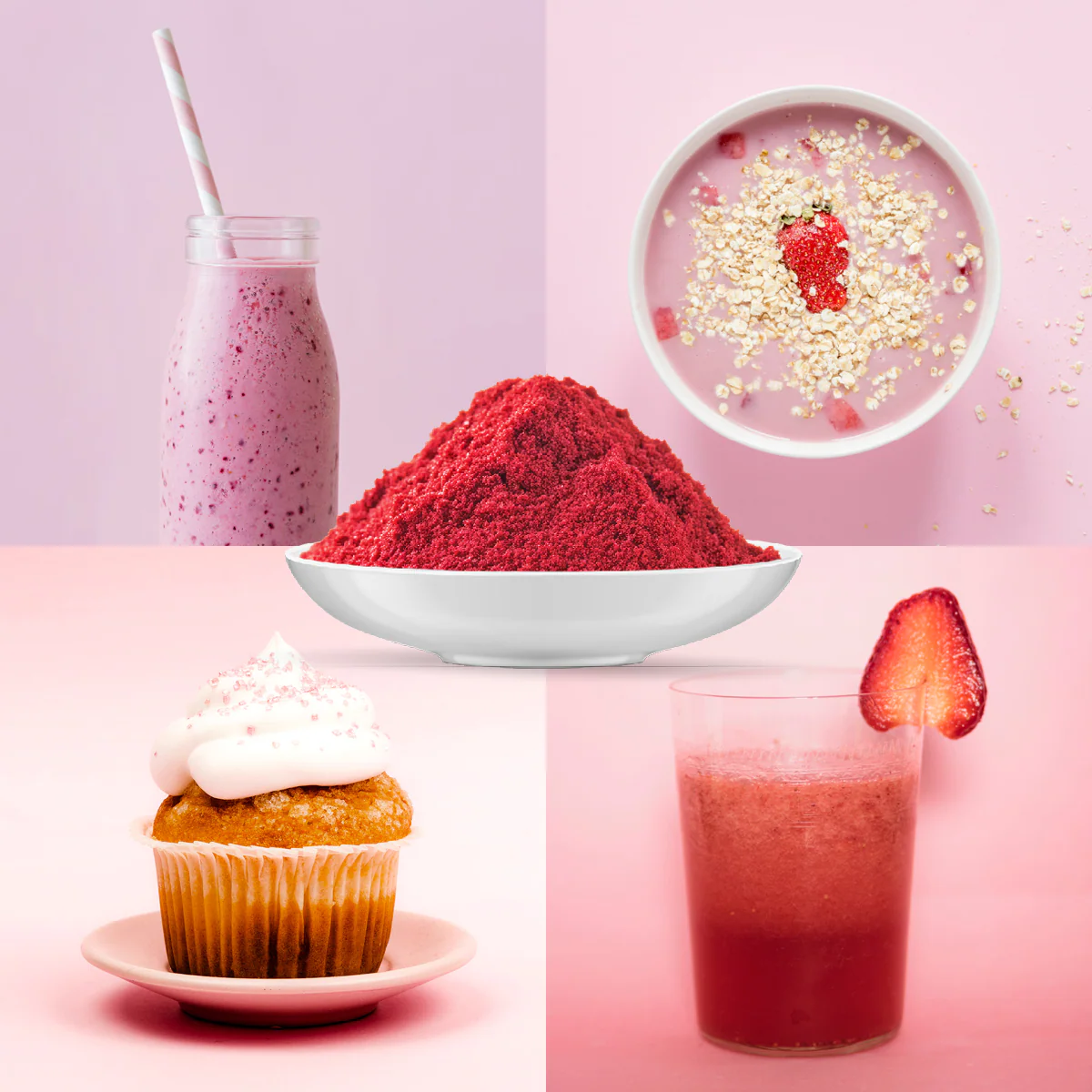 Bio Erdbeere Fruchtpulver (100g) - Image 3