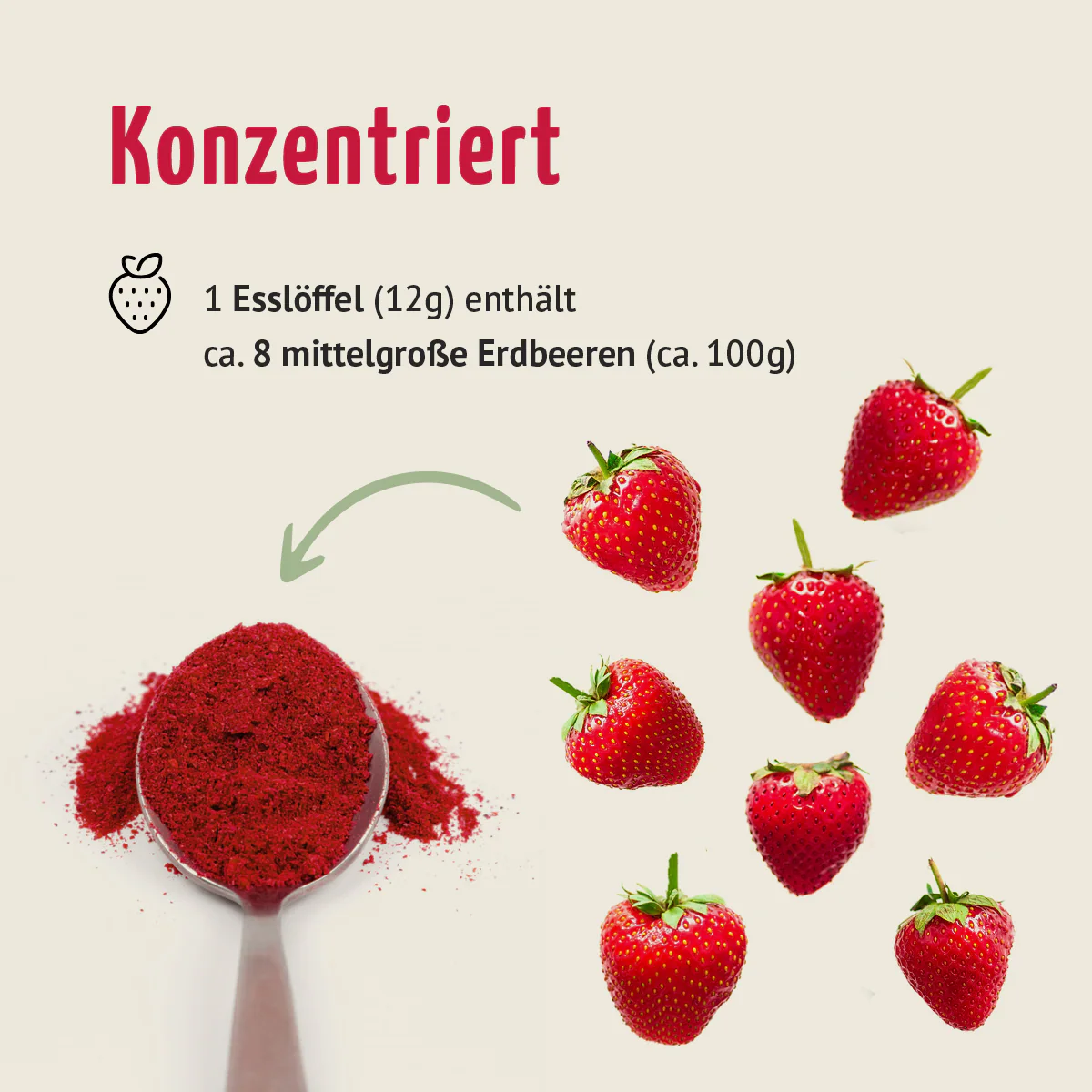 Bio Erdbeere Fruchtpulver (100g) - Image 6