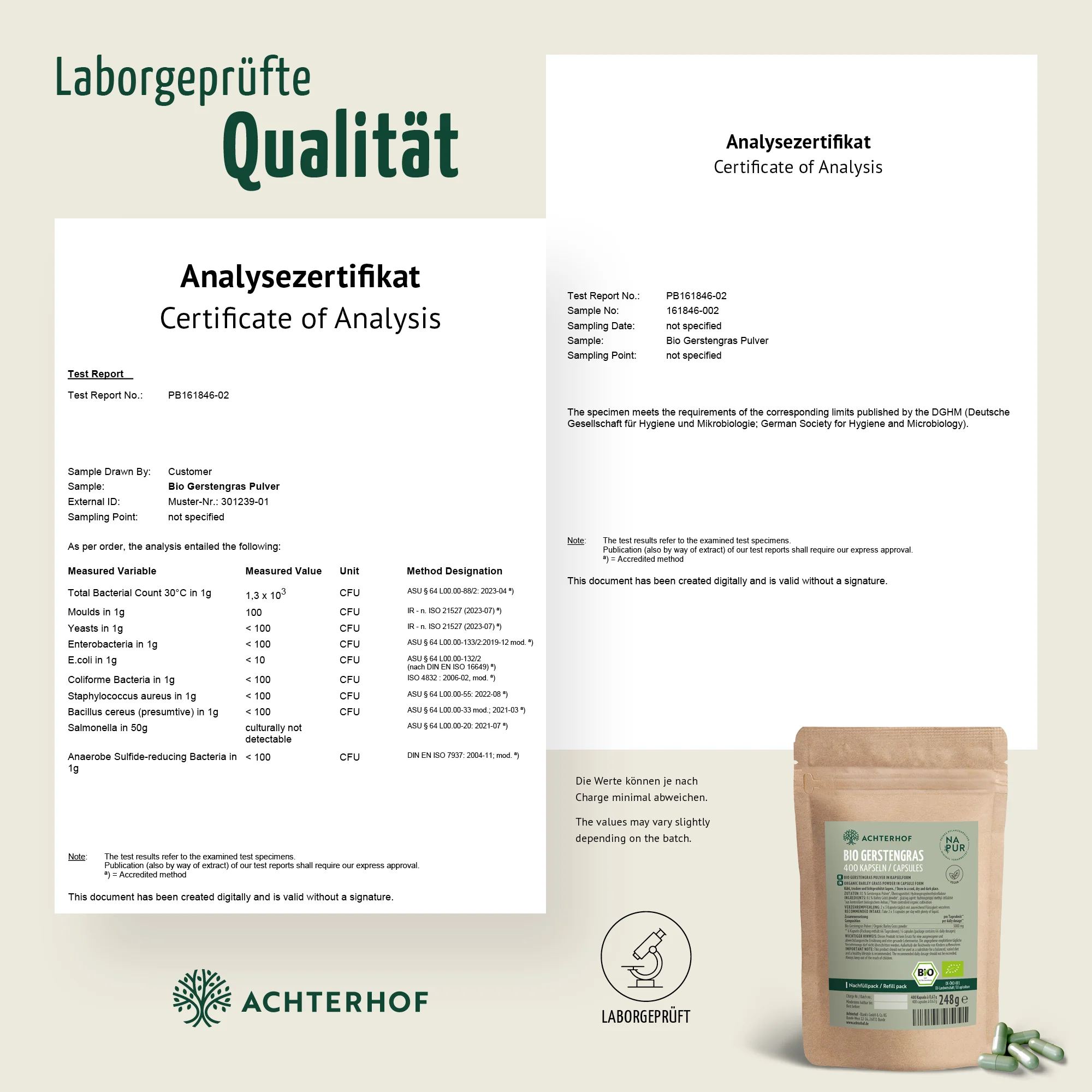 Bio Gerstengras Kapseln Nachfüllpack (400 Kapseln) - Image 8