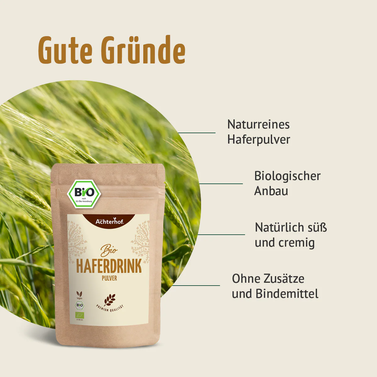 Bio Haferdrink Pulver (250g) - Image 5