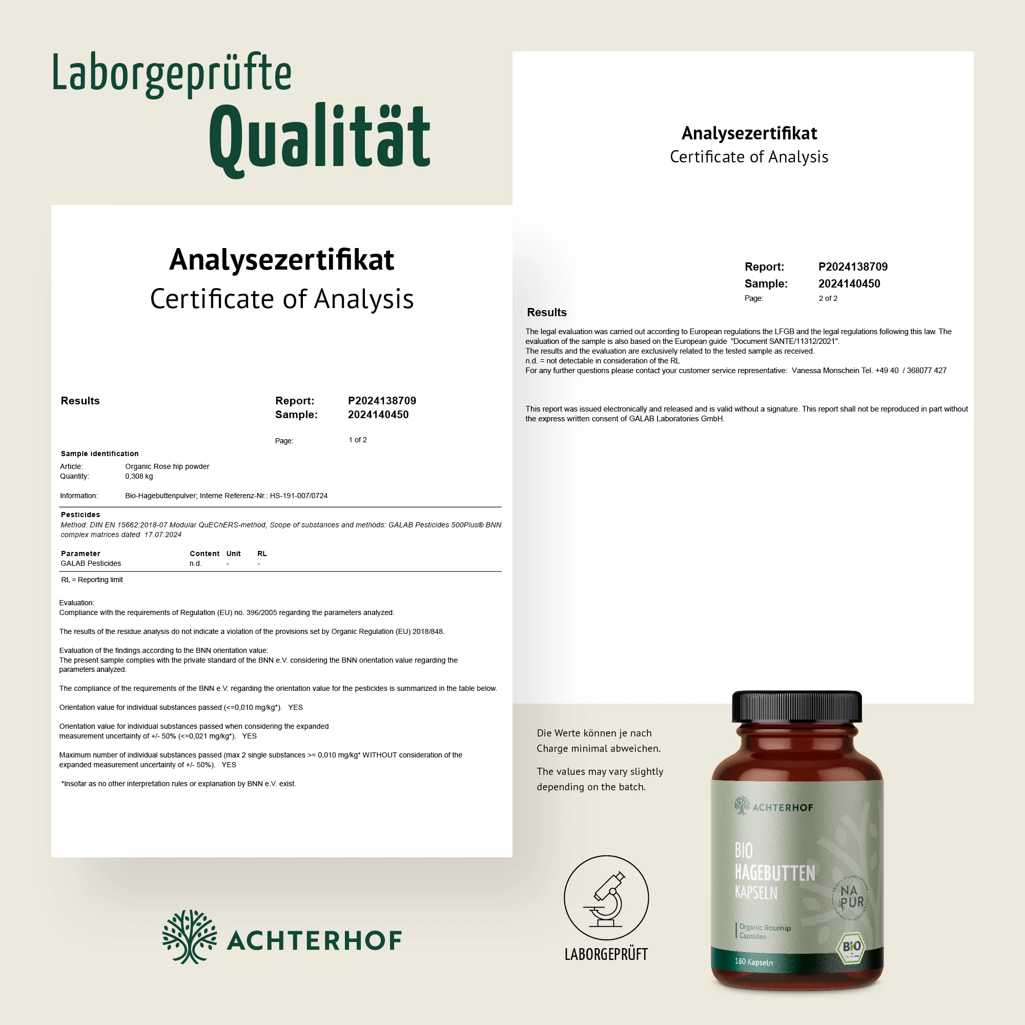 Bio Hagebutten Kapseln (180 Kapseln) - Image 7