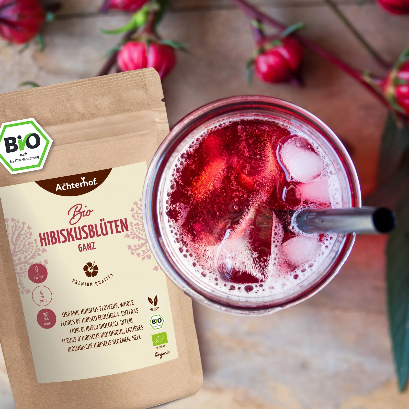 Hibiskusblüten ganz Bio (500g) - Image 6