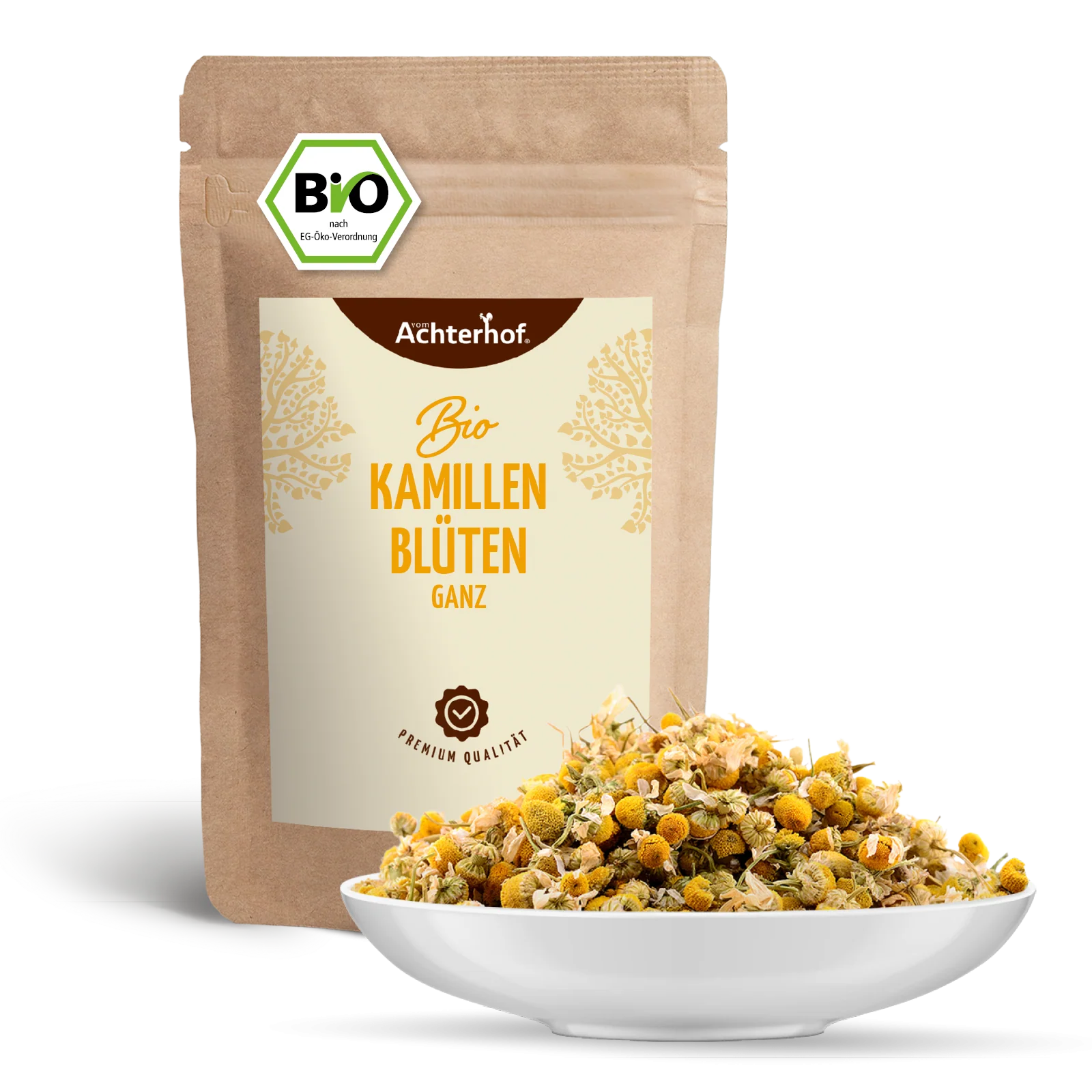 Kamillenblüten ganz Bio (500g) - Image 3