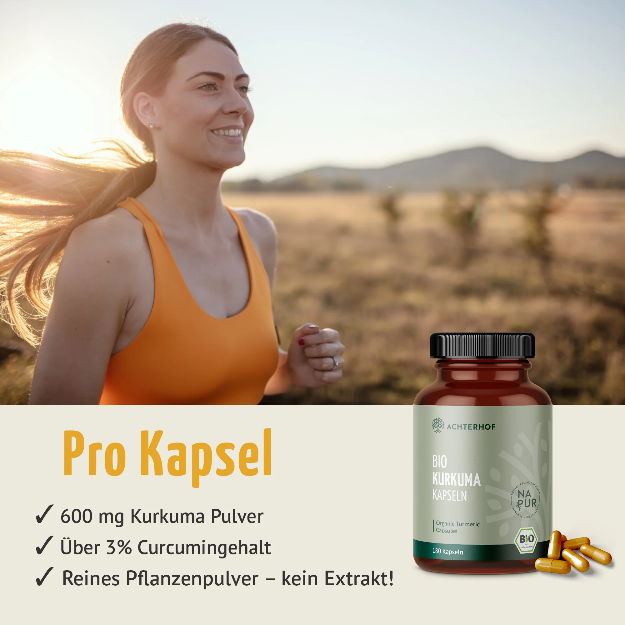 Bio Kurkuma Kapseln (180 Kapseln) - Image 4
