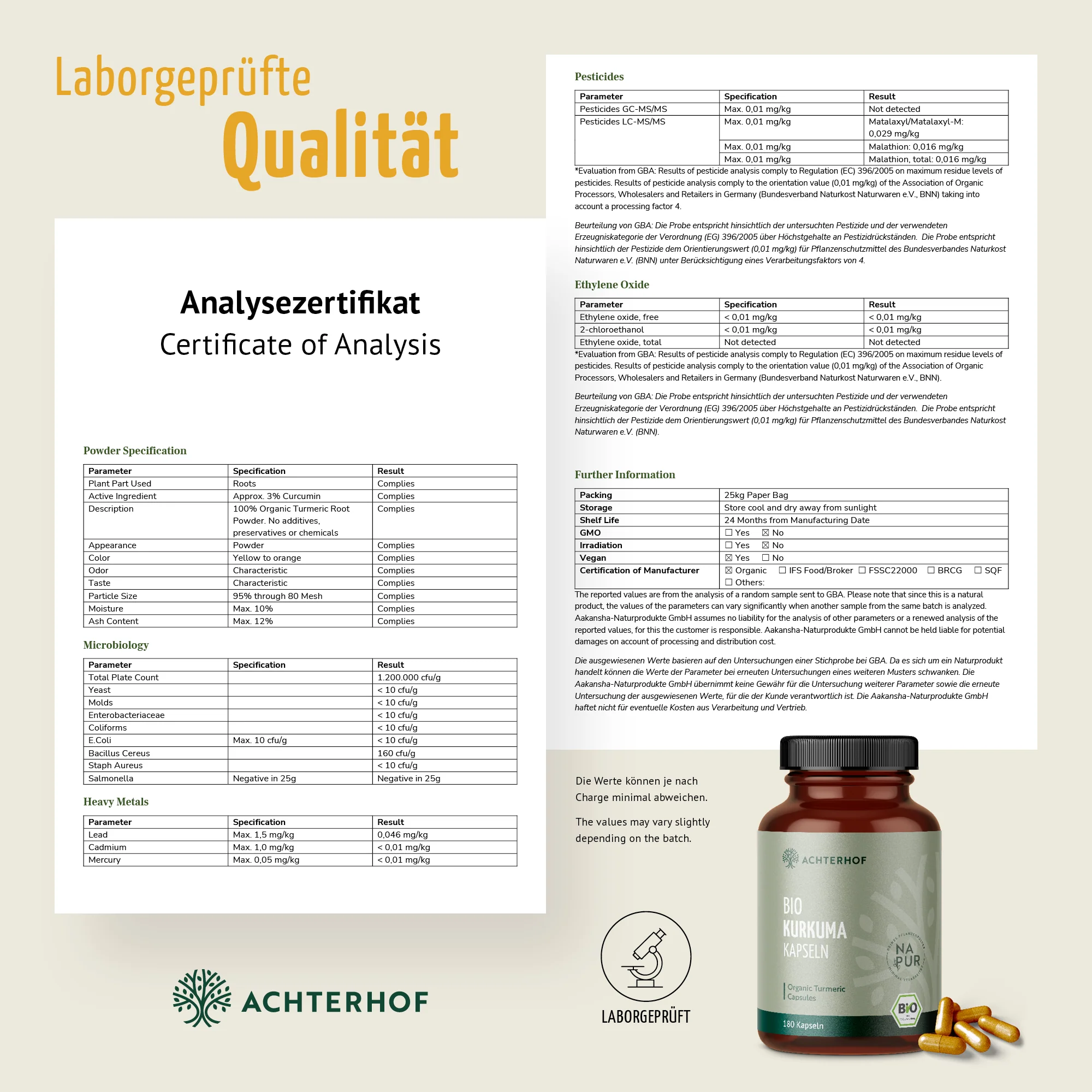 Bio Kurkuma Kapseln (180 Kapseln) - Image 8