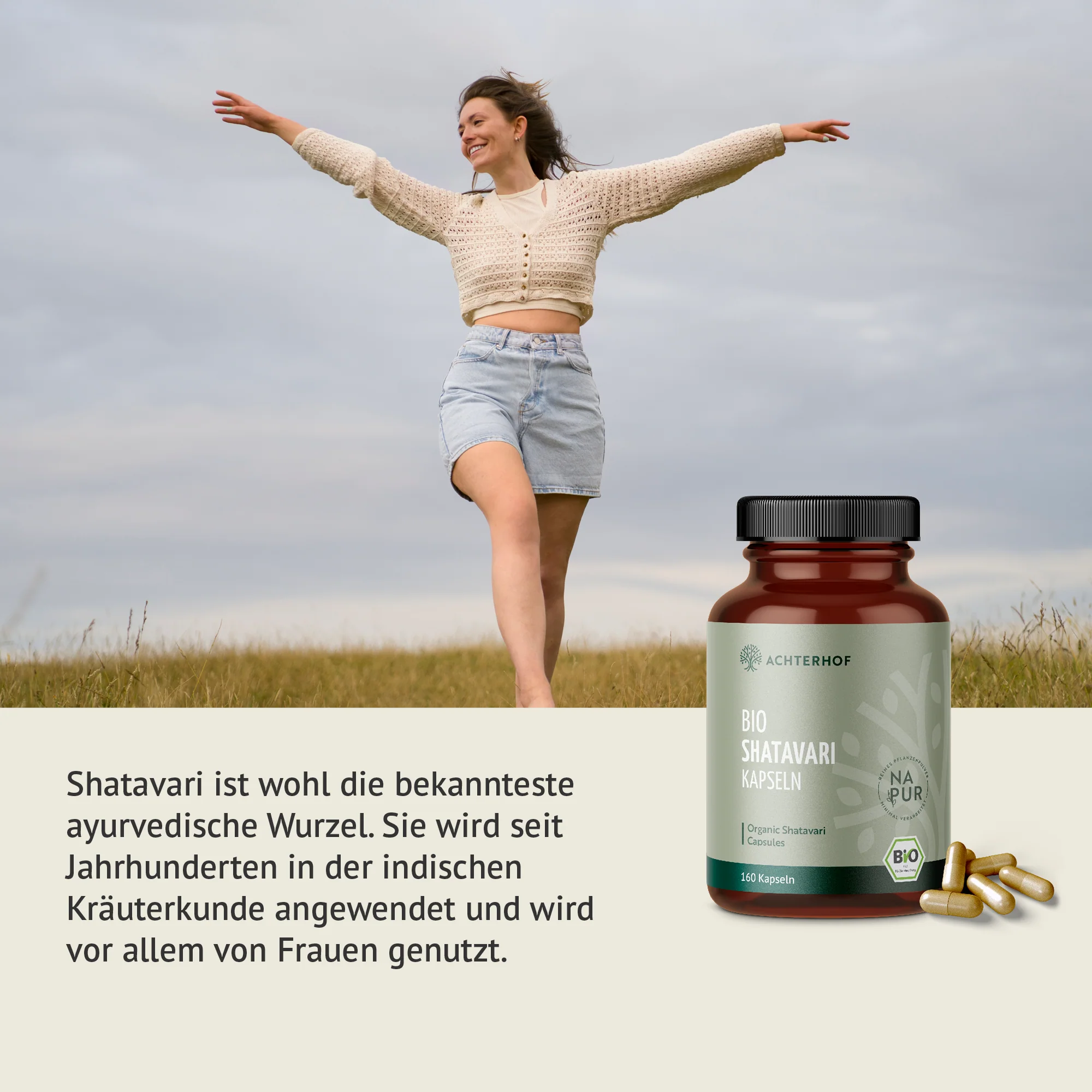 Bio Shatavari Kapseln (160 Kapseln) - Image 4