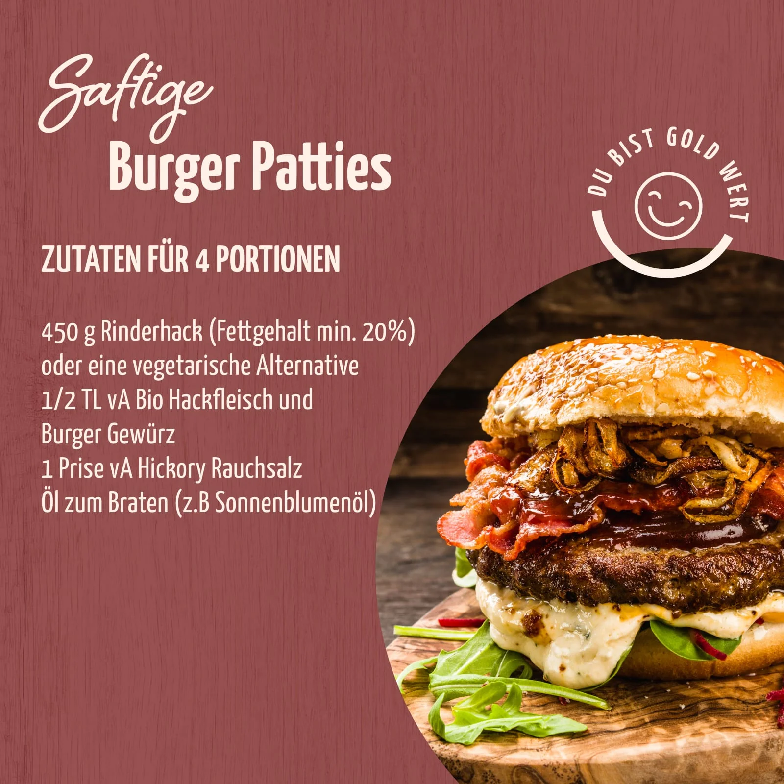 Burger Gewürzzubereitung Bio (52g) - Image 4