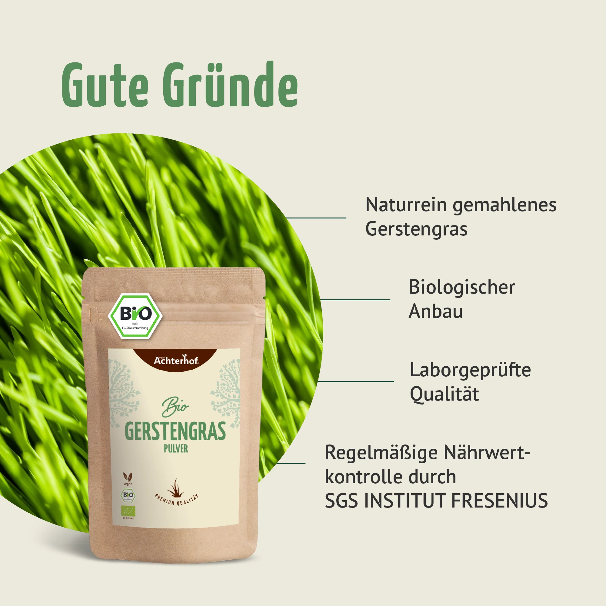 Bio Gerstengras Pulver (150g) - Image 4