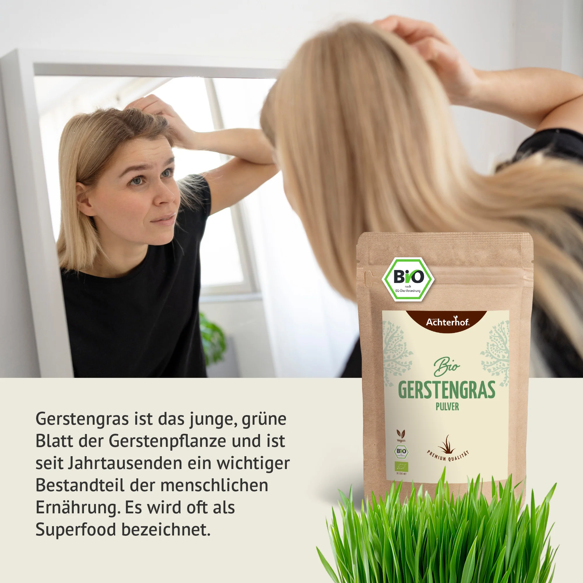 Bio Gerstengras Pulver (150g) - Image 5