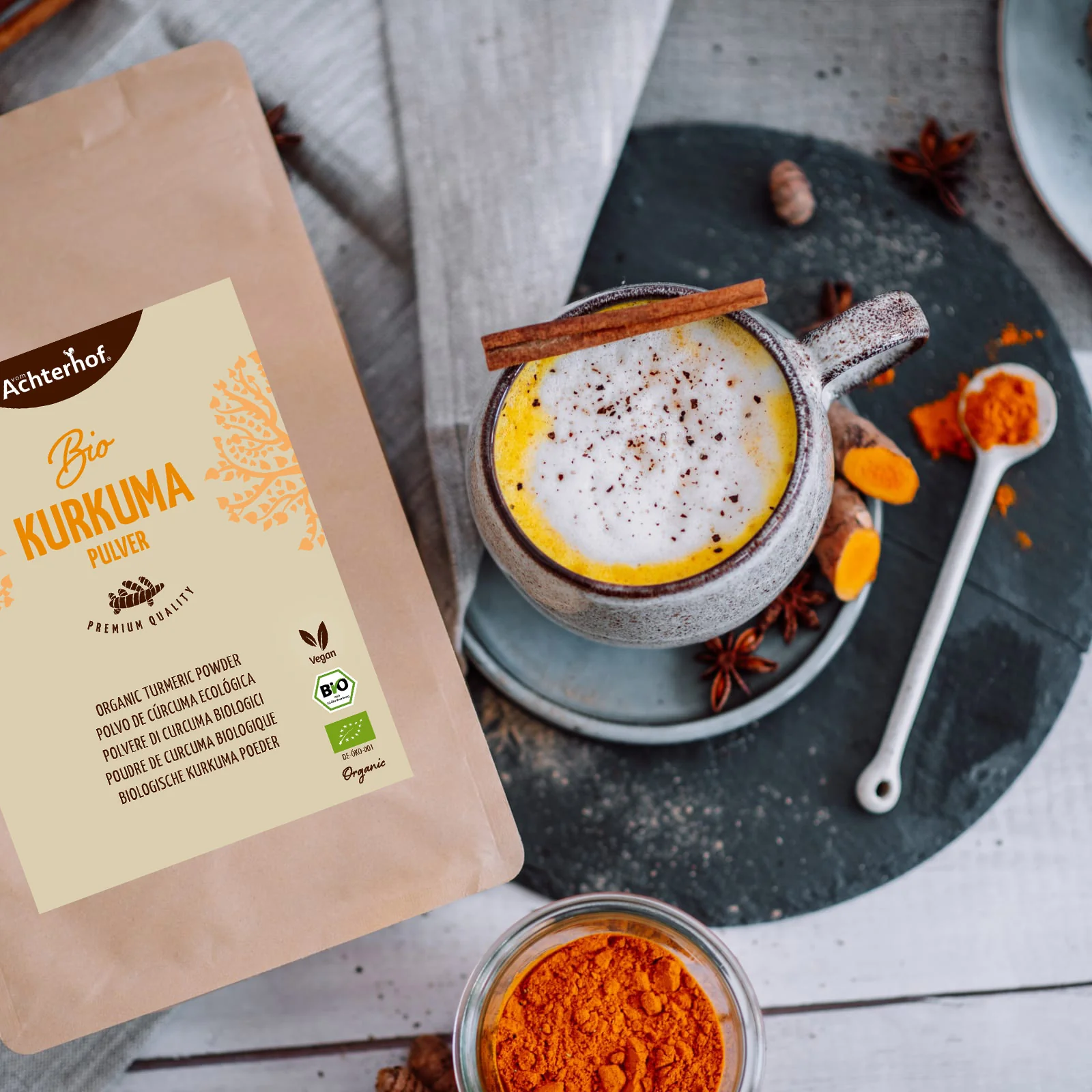 Goldene Milch Mischung 4er Bio Set - Image 7