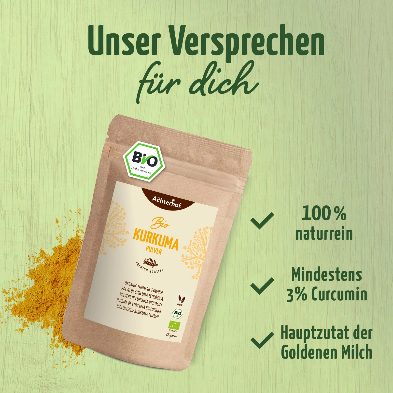Goldene Milch Mischung 5er Set mit Vitamin D3 + K2 - Image 4