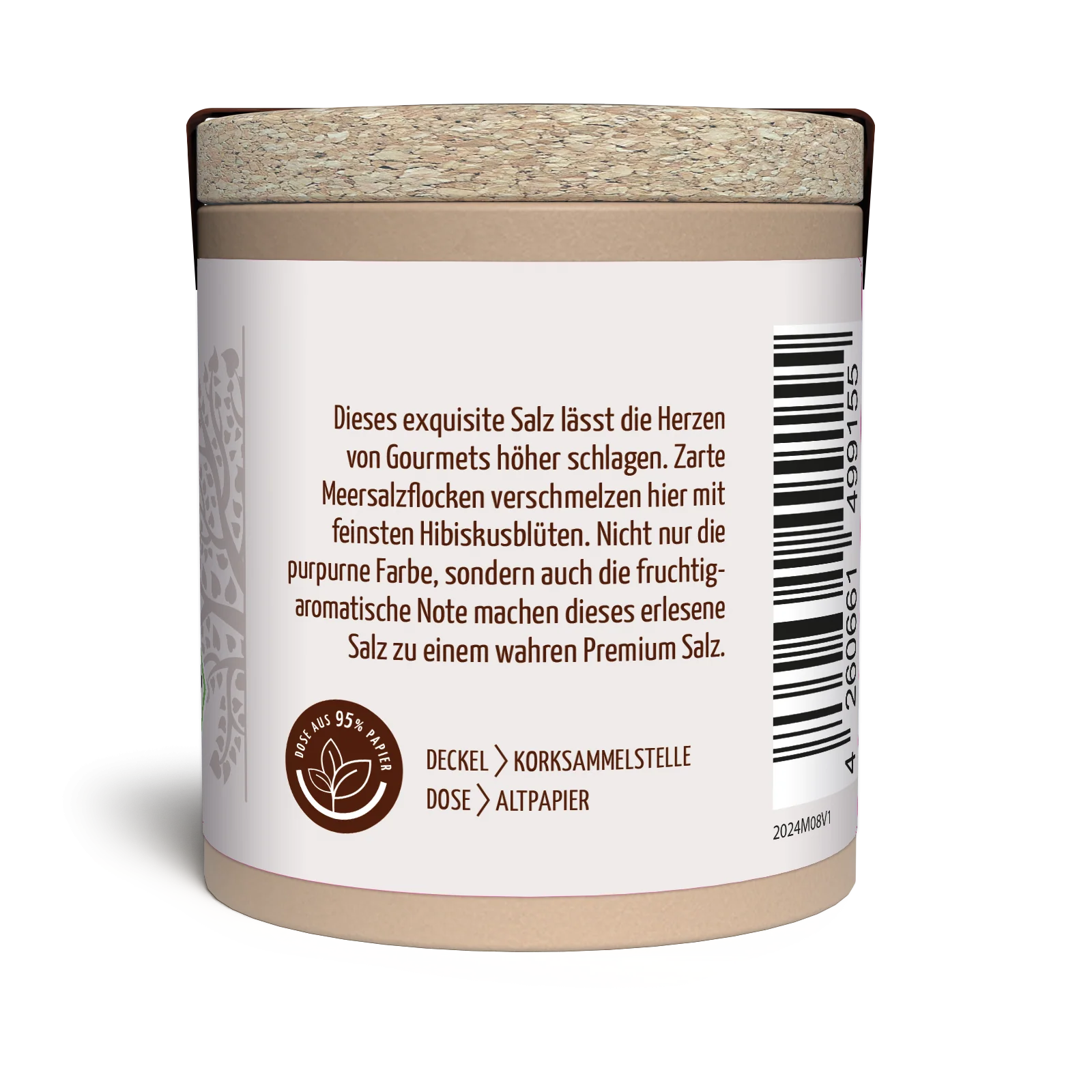 Hibiskusblütensalz Gewürzsalz Bio (65g) - Image 3