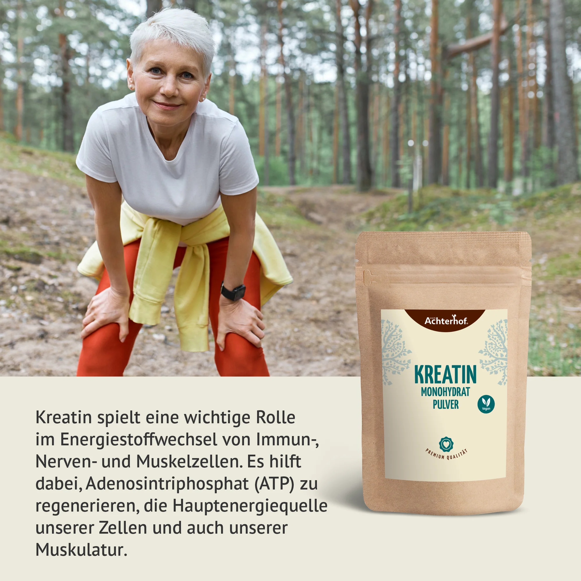 Kreatin Monohydrat Pulver (100g) - Image 5