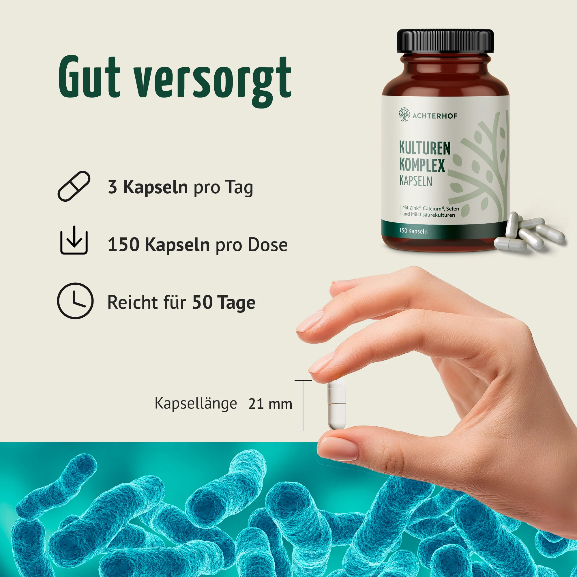 Kulturen Komplex Kapseln (150 Kapseln) - Image 4