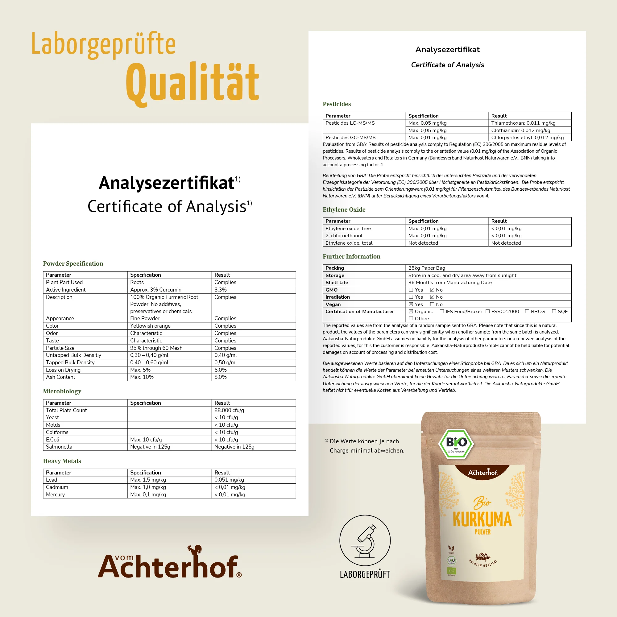 Bio Kurkuma Pulver (1000g) - Image 8