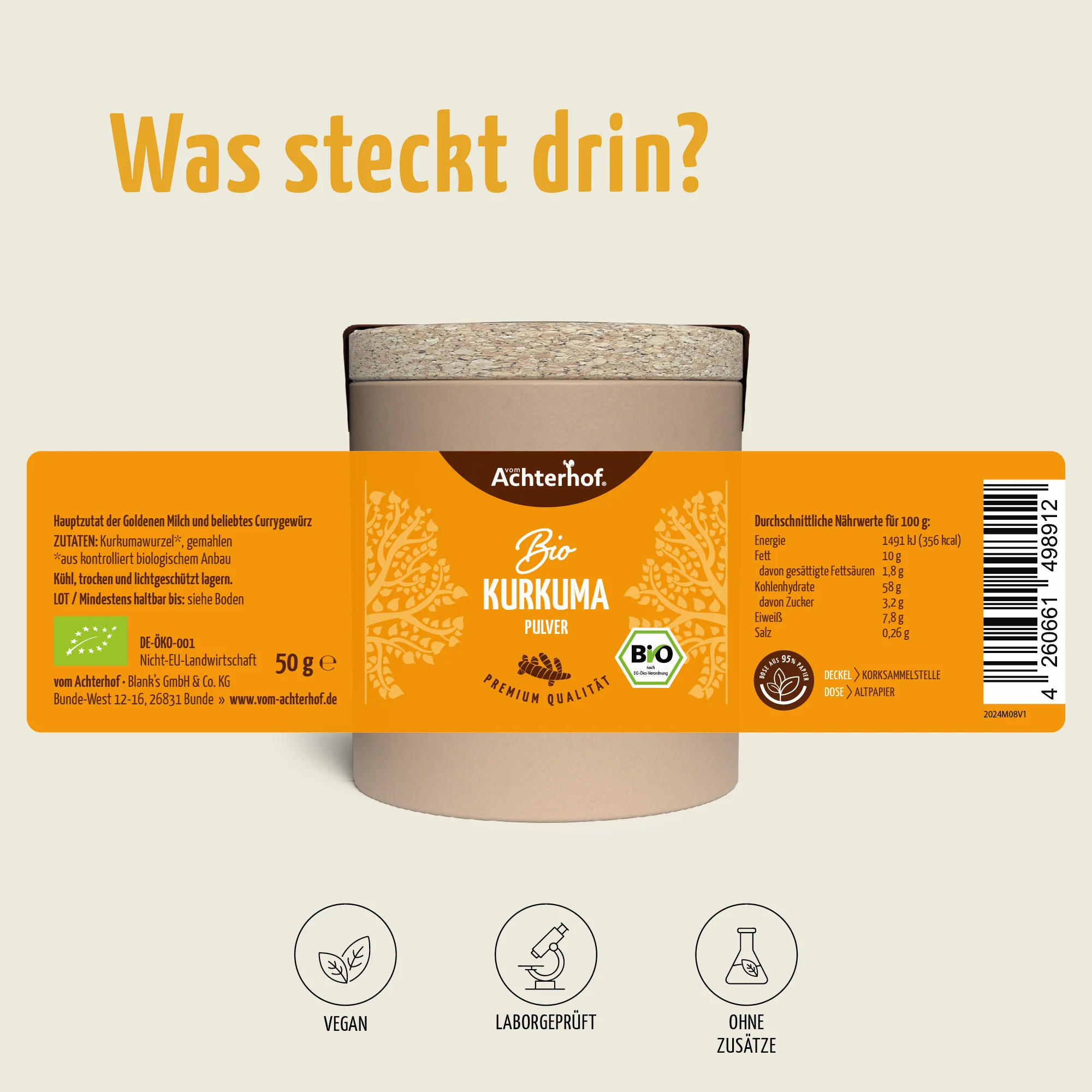 Bio Kurkuma Pulver (50g) - Image 10