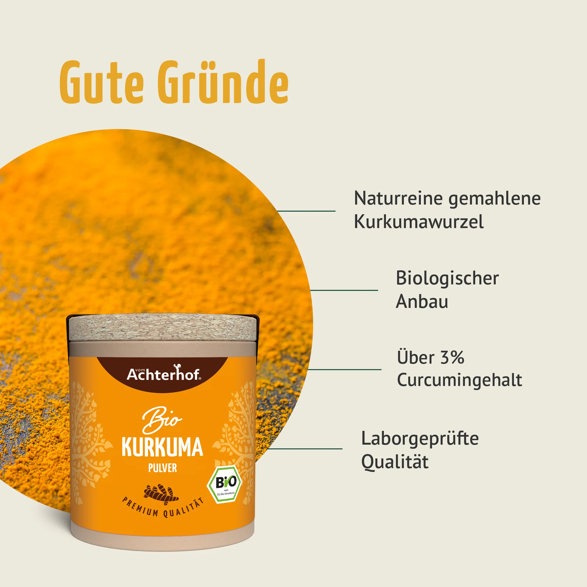 Bio Kurkuma Pulver (50g) - Image 4