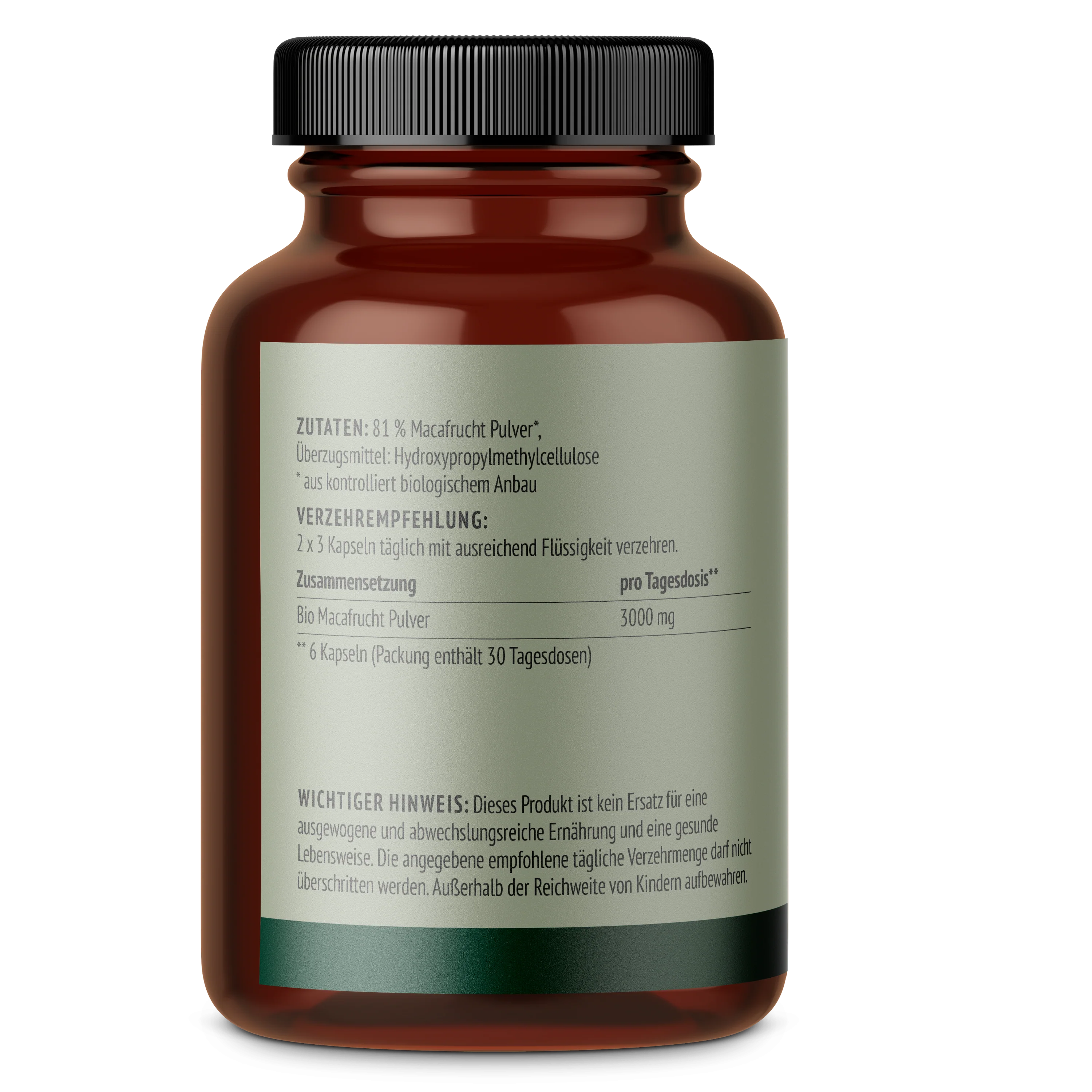 Bio Maca Kapseln (180 Kapseln) - Image 3