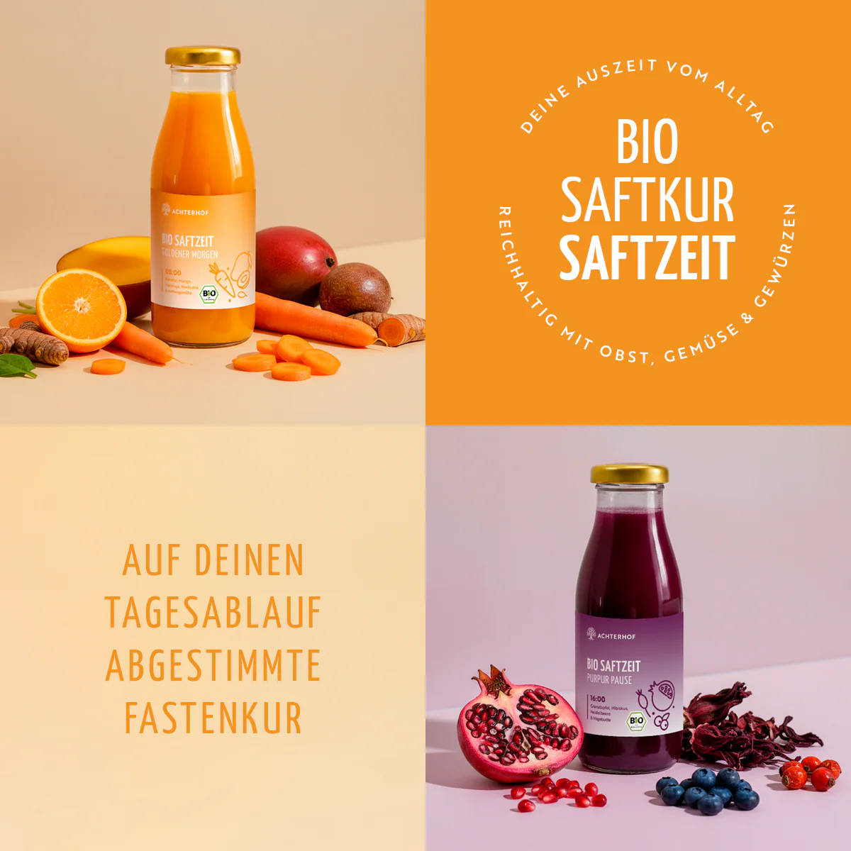Saftzeit Bio Fastenkur 1-7 Tage (6 Flaschen pro Tag) - Image 11