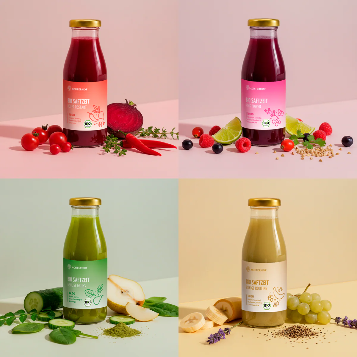 Saftzeit Bio Fastenkur 1-7 Tage (6 Flaschen pro Tag) - Image 12