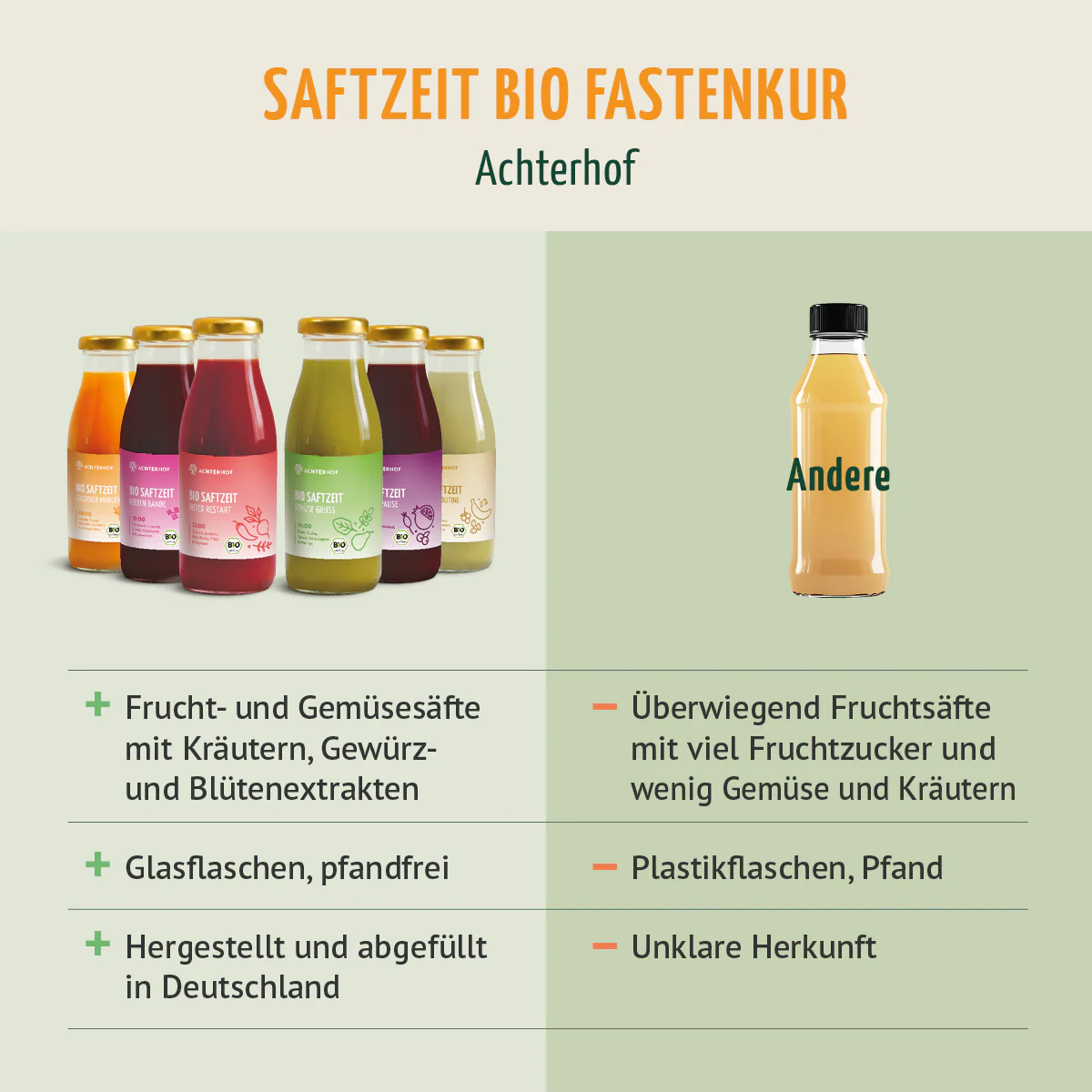 Saftzeit Bio Fastenkur 1-7 Tage (6 Flaschen pro Tag) - Image 9