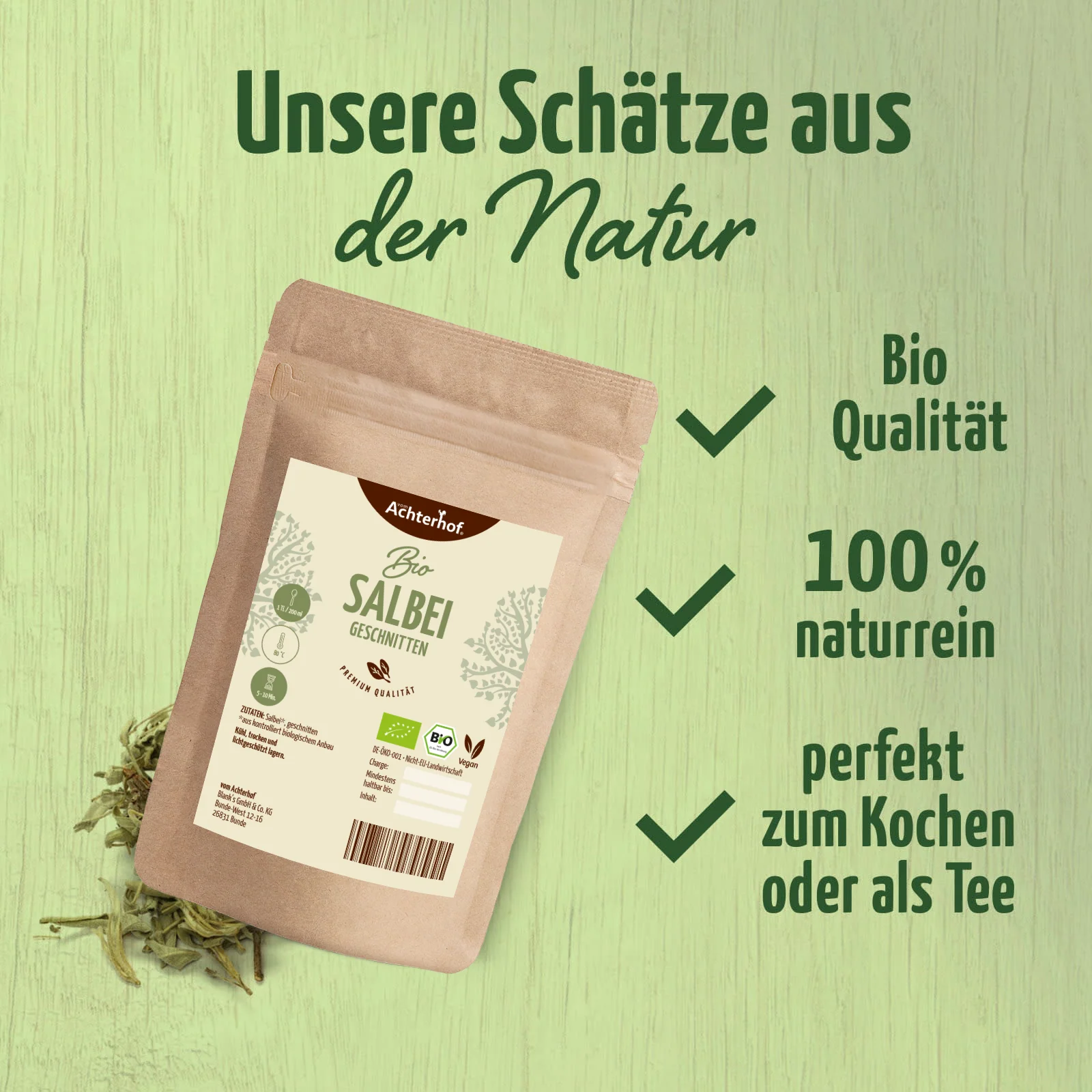 Salbei geschnitten Bio (250g) - Image 5