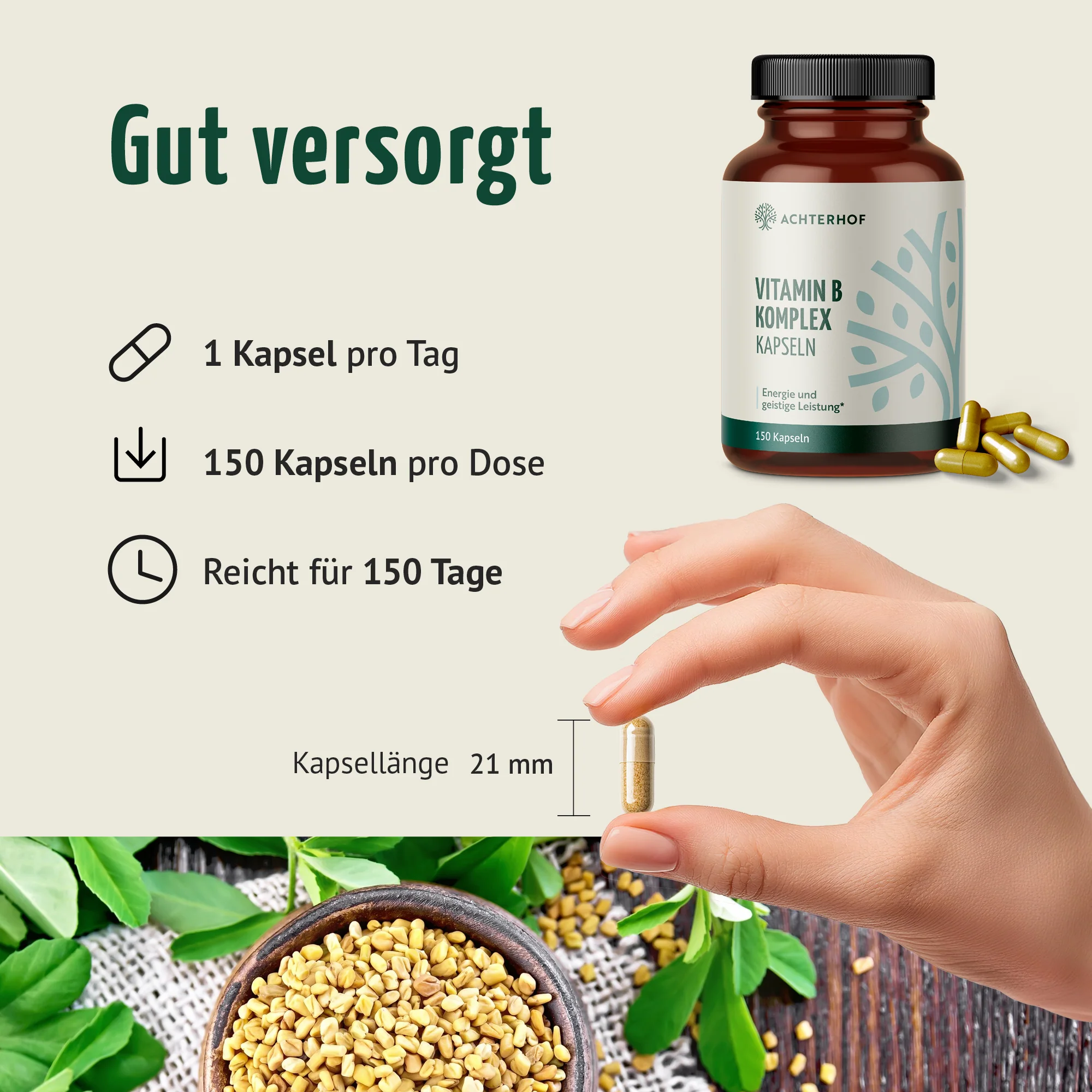 Vitamin B Komplex (150 Kapseln) - Image 5