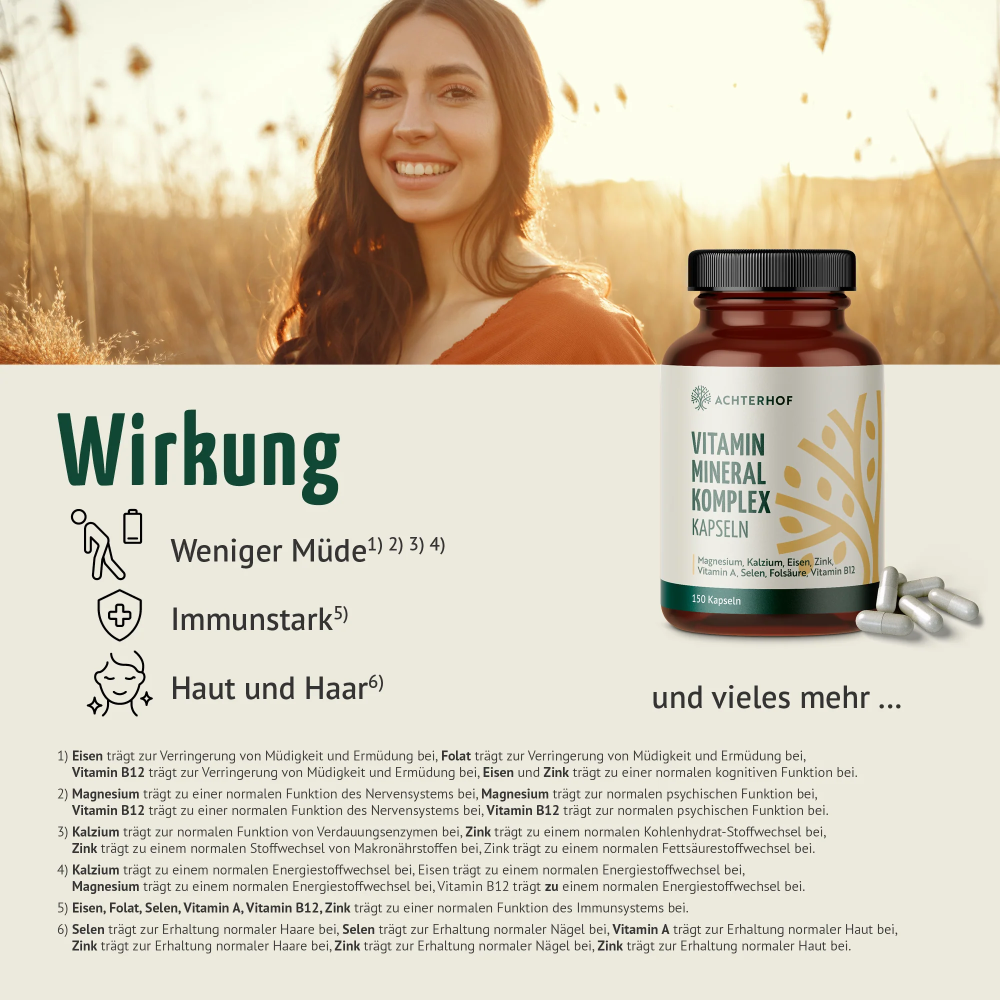 Vitamin Mineral Komplex (150 Kapseln) - Image 4